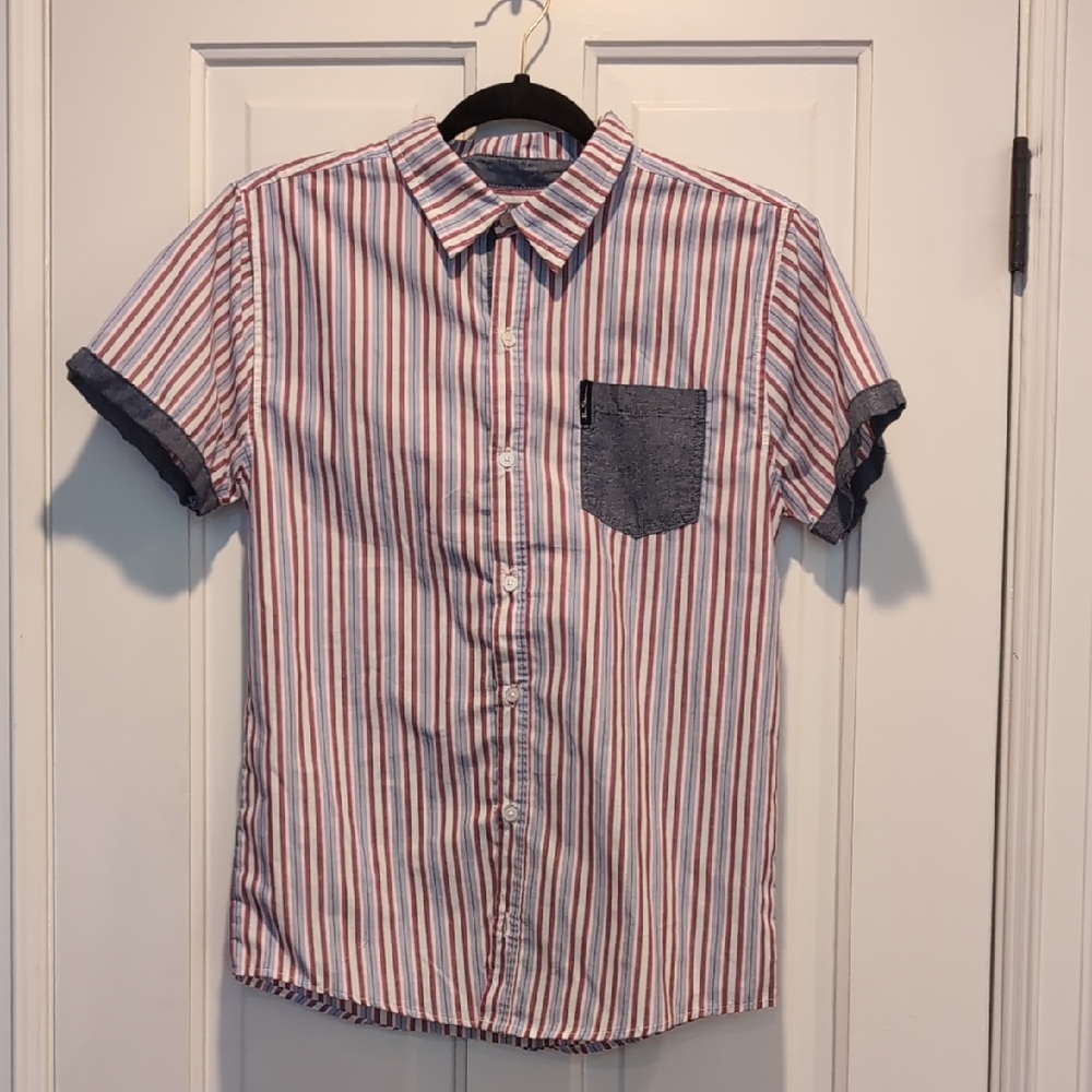 Ben Sherman Striped Camp Shirt